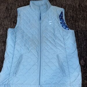 Riding Sport Light Blue Quilted Vest horseback vest